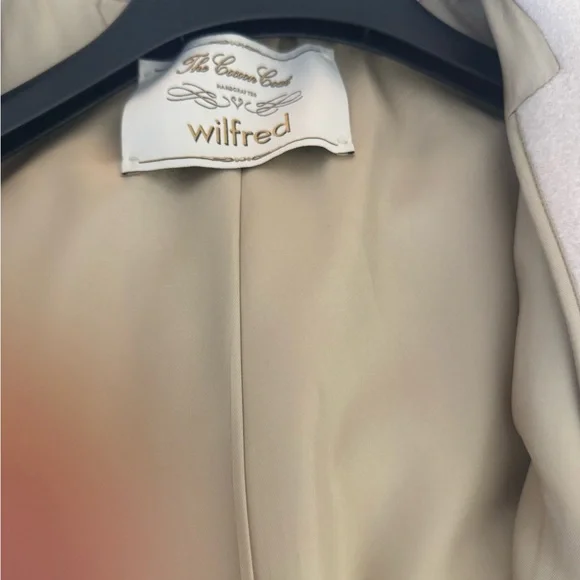 Aritzia Beige Cocoon Long Coat - Luxe Wool Cashmere - Picture 4 of 9